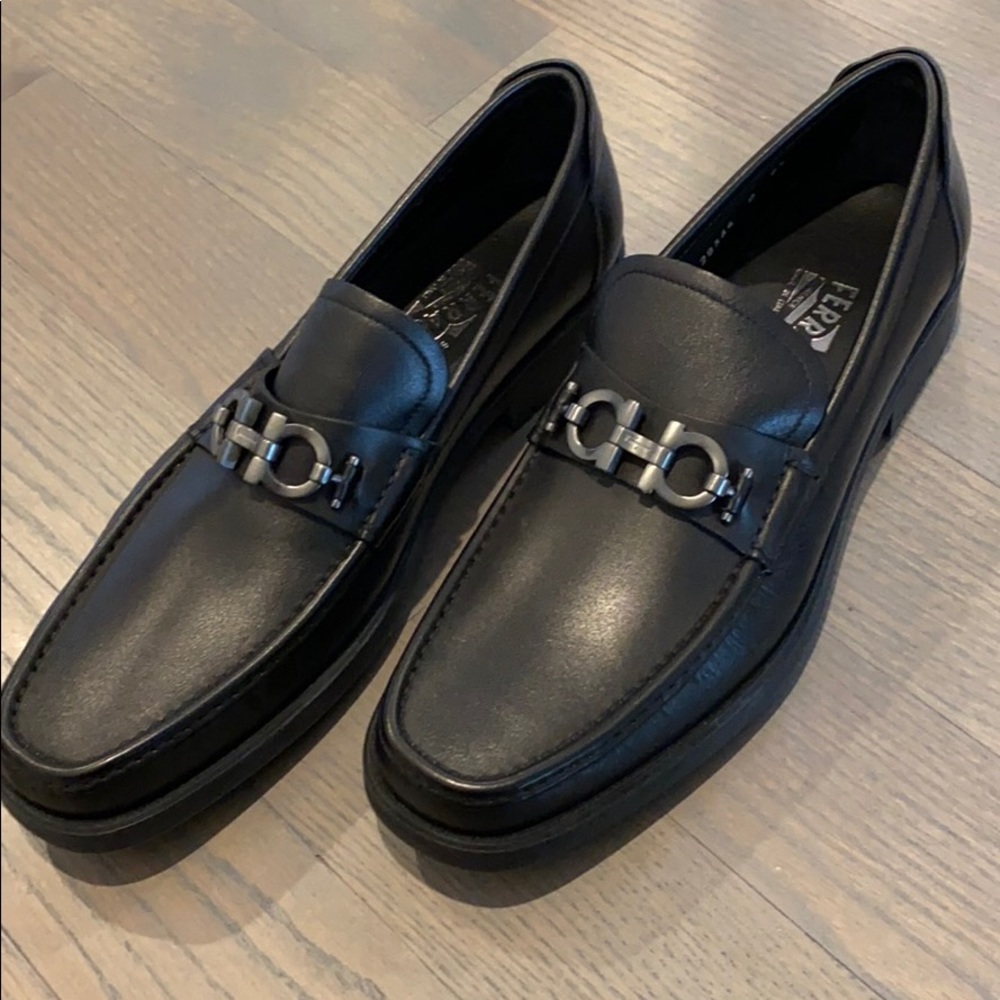 NIB SALVATORE FERRAGAMO NEW Men's Lug-Sole Loafer